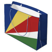 Grand Sac Cadeau pavillon des Seychelles (Dos Angle)