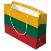 Grand Sac Cadeau pavillon lituanien (Dos Angle)