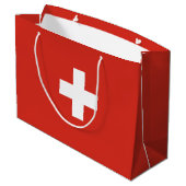 Grand Sac Cadeau pavillon suisse (Dos Angle)