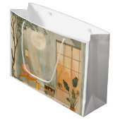 Grand Sac Cadeau Paysage Abstrait de Boho (6) (Devant Angle)