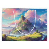 Grand Sac Cadeau Paysage de l'Anime magique (Dos)