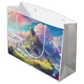 Grand Sac Cadeau Paysage de l'Anime magique (Dos Angle)