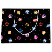 Grand Sac Cadeau Peanuts Snoopy Graduation Celebration Pattern (Devant)