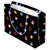 Grand Sac Cadeau Peanuts Snoopy Graduation Celebration Pattern (Dos Angle)