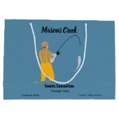 Grand Sac Cadeau Pêche (Dos)