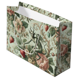 Grand Sac Cadeau Péchés fraises - gothique baroque
