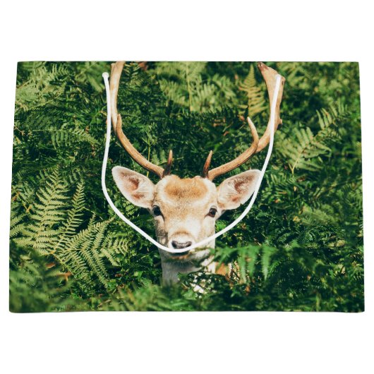 Grand Sac Cadeau Peek a Deer (Devant)