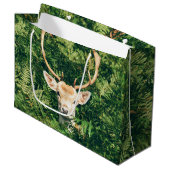 Grand Sac Cadeau Peek a Deer (Devant Angle)