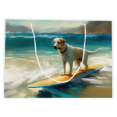 Grand Sac Cadeau Peinture Anatolie Shepherd Beach Surf (Dos)