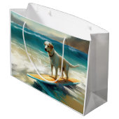 Grand Sac Cadeau Peinture Anatolie Shepherd Beach Surf (Dos Angle)