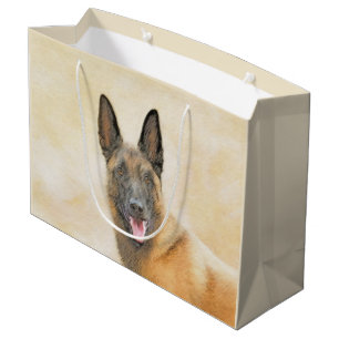 Grand Sac Cadeau Peinture malinoise belge - Beau art original de ch