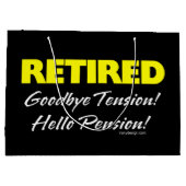 Grand Sac Cadeau Pension retirée de Hellow (foncée) (Dos)