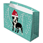 Grand Sac Cadeau Père Noël Boston (Dos Angle)