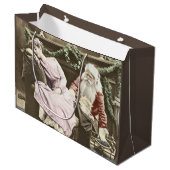 Grand Sac Cadeau Père Noël Déplaisant (Devant Angle)