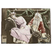 Grand Sac Cadeau Père Noël Déplaisant (Dos)