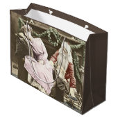 Grand Sac Cadeau Père Noël Déplaisant (Dos Angle)