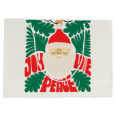 Grand Sac Cadeau Père Noël Holiday (Dos)