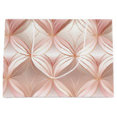 Grand Sac Cadeau Perle Rose Gold Rose pâle  (Devant)