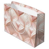 Grand Sac Cadeau Perle Rose Gold Rose pâle  (Dos Angle)