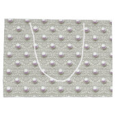 Grand Sac Cadeau Perles & Dentelle (Dos)