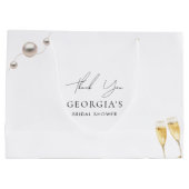 Grand Sac Cadeau Perles et Procuco Maid d'honneur Merci (Dos)