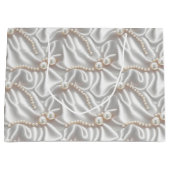 Grand Sac Cadeau Perles & Satin (Devant)