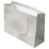 Grand Sac Cadeau Perles White Luxe (Dos Angle)