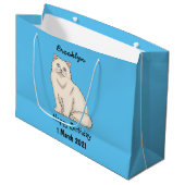 Grand Sac Cadeau Persian cat (Devant Angle)