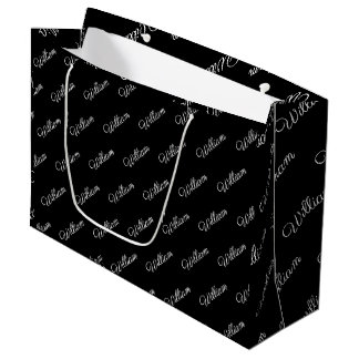 Grand Sac Cadeau Personalised wrapping paper 