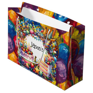Grand Sac Cadeau Personalize Birthday Party