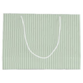 Grand Sac Cadeau Personalized Olive Wreath Monogram  (Dos)