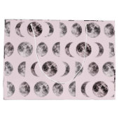 Grand Sac Cadeau Personalized Pink Moon Phase Celestial Name Gift (Dos)