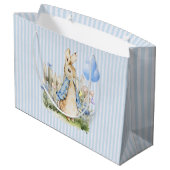 Grand Sac Cadeau Personnalisé Peter Rabbit Baby Boy (Dos Angle)