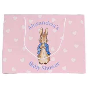 Grand Sac Cadeau Personnaliser la classique lapin baby shower