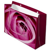 Grand Sac Cadeau Pétales intérieurs de Bud Rose (Devant Angle)