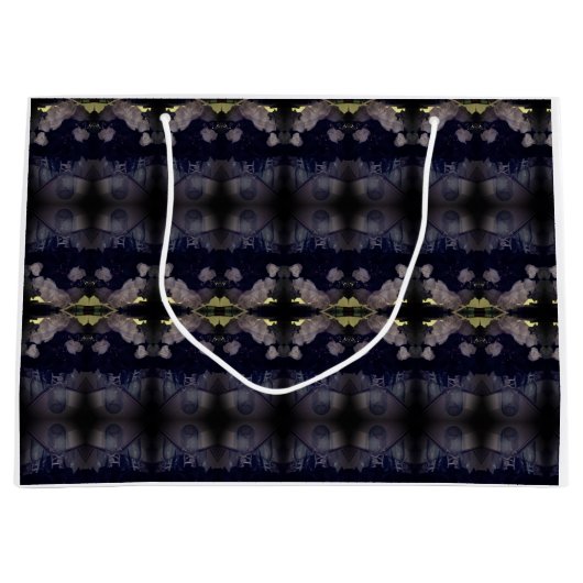 Grand Sac Cadeau Pétales Roses  (Devant)