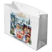 Grand Sac Cadeau Peter le lapin Noël shopping (Dos Angle)