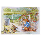 Grand Sac Cadeau Peter le lapin Tumbling dans Vegie Patch (Dos)