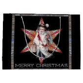 Grand Sac Cadeau Petit ange de Noël victorien (Dos)