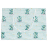 Grand Sac Cadeau Petit Baby shower Dragon (Devant)