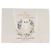 Grand Sac Cadeau Petit Boho Ghost Baby shower d'Halloween (Dos)