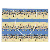 Grand Sac Cadeau Petit Garçon Pacifier Abstrait (Dos)