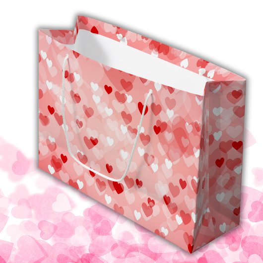 Grand Sac Cadeau Petite coeur Saint Valentin