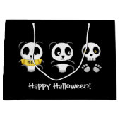 Grand Sac Cadeau Petites pandas dans l'obscurité (Devant)