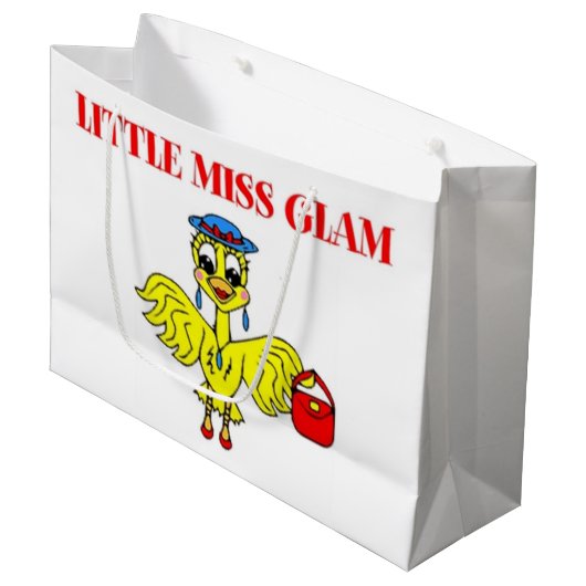 GRAND SAC CADEAU PEU DE GLAM MISS (Devant Angle)