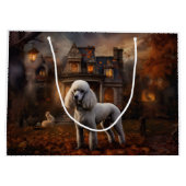 Grand Sac Cadeau Peur Halloween caniche (Dos)