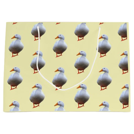 Grand Sac Cadeau Photo de canard (Devant)