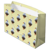 Grand Sac Cadeau Photo de canard (Dos Angle)