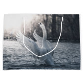 Grand Sac Cadeau Photo de Swan Nature (Devant)