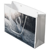 Grand Sac Cadeau Photo de Swan Nature (Devant Angle)
